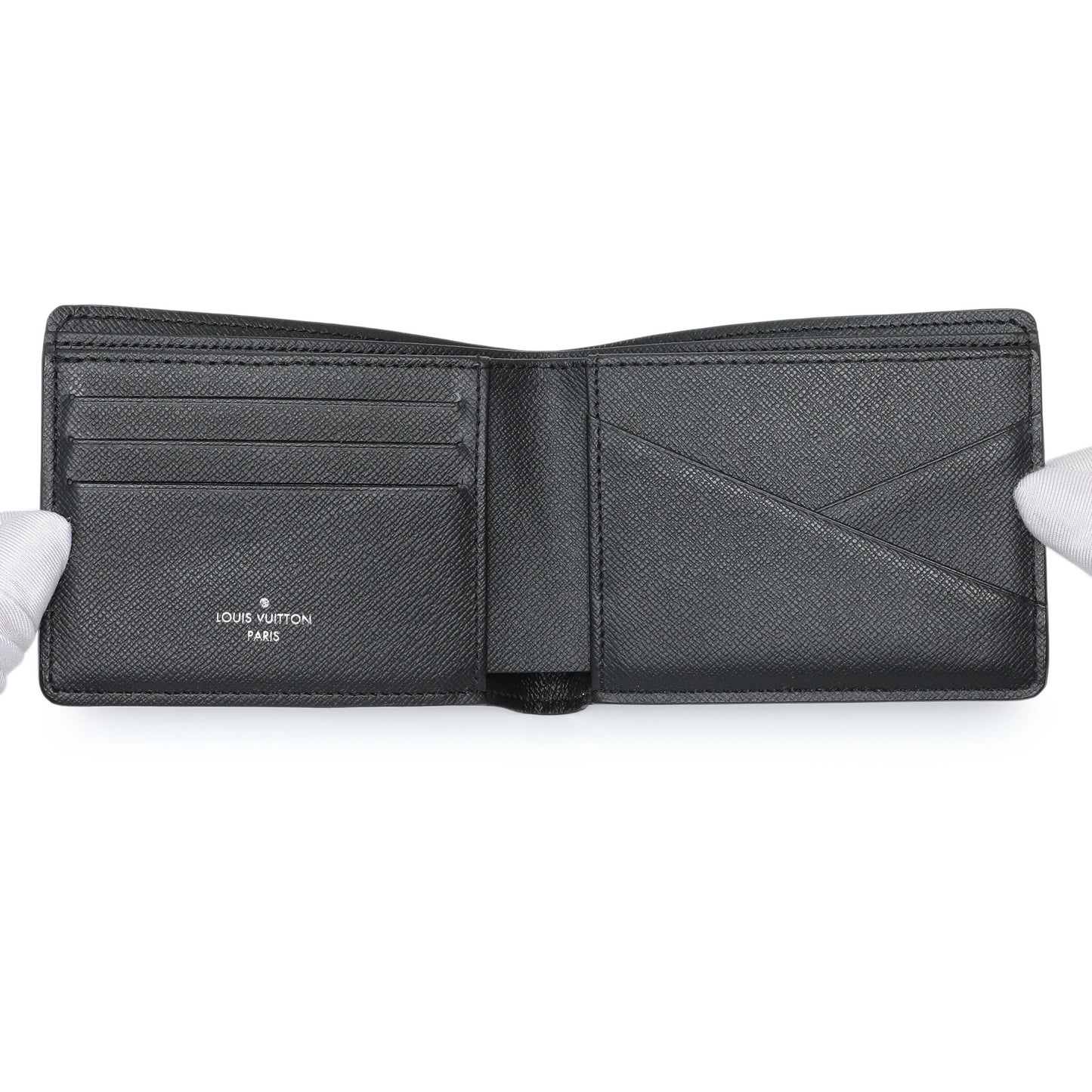 Exclusive Louis Vuitton Monogram Eclipse Multiple Wallet — Top View
