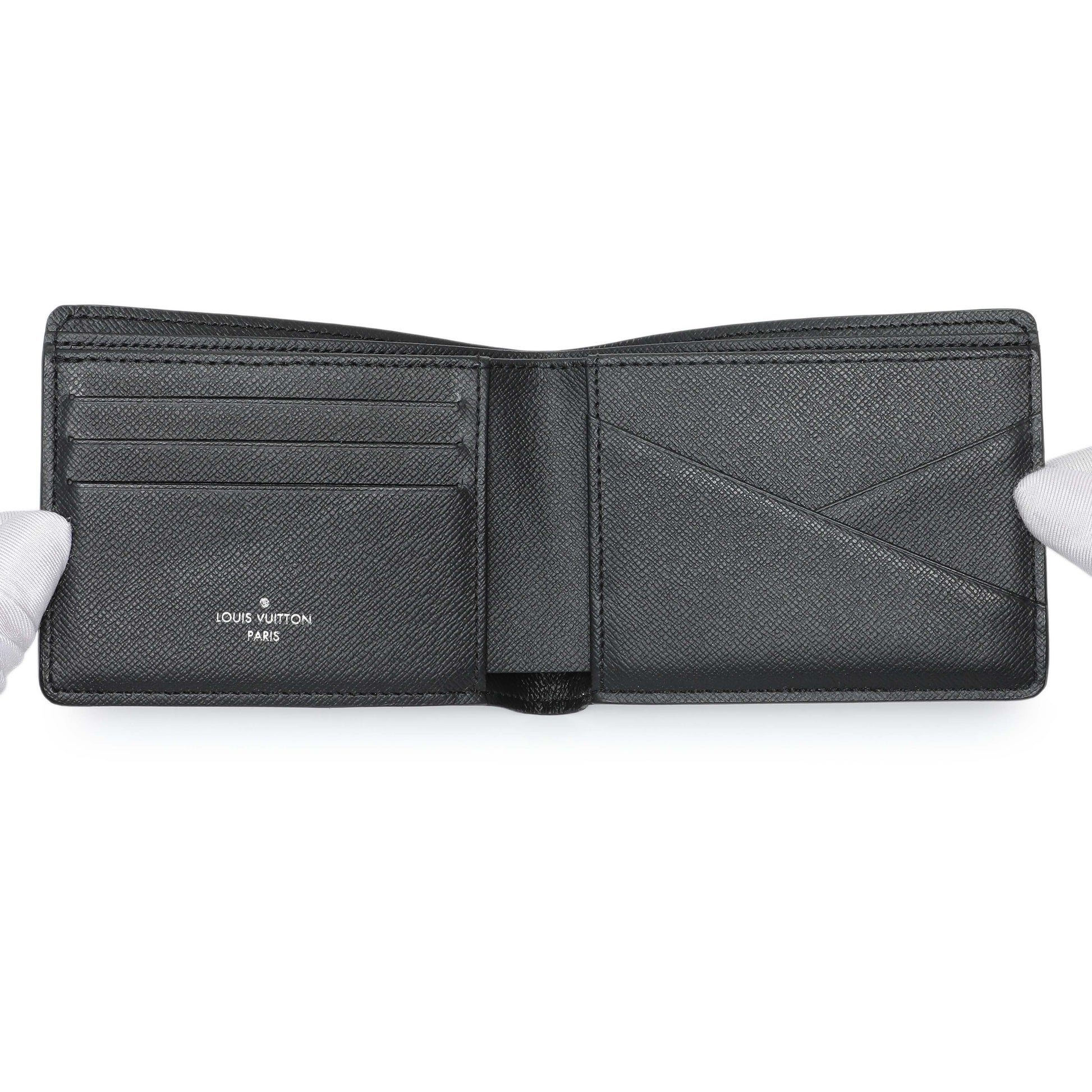 Exclusive Louis Vuitton Monogram Eclipse Multiple Wallet — Top View