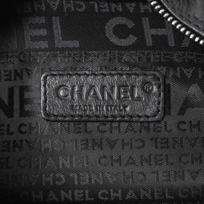 Exclusive Chanel Black Lambskin Lax Tassel Shoulder Bag — Alternate View 9