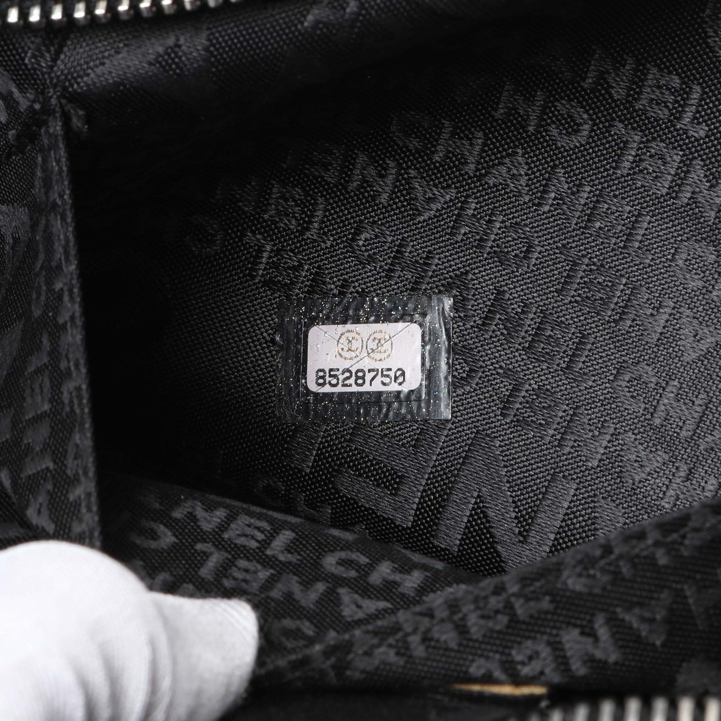 Exclusive Chanel Black Lambskin Lax Tassel Shoulder Bag — Alternate View 10