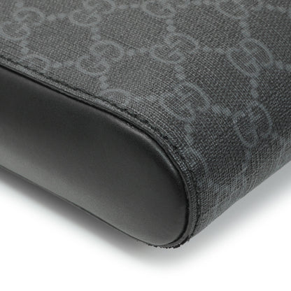 Exclusive Gucci GG Supreme Monogram Web Small Flat Messenger Bag — Lifestyle View