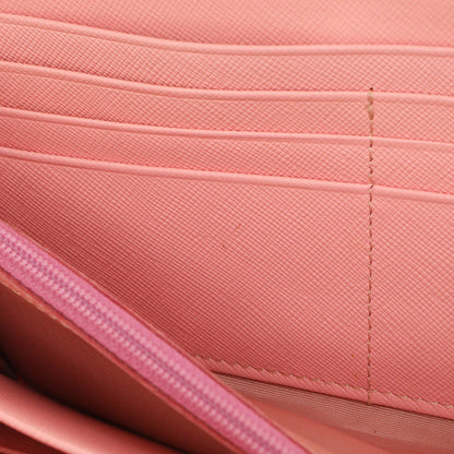 Exclusive MCM Pink Visetos Zip Around Wristlet Wallet — Alternate View 10