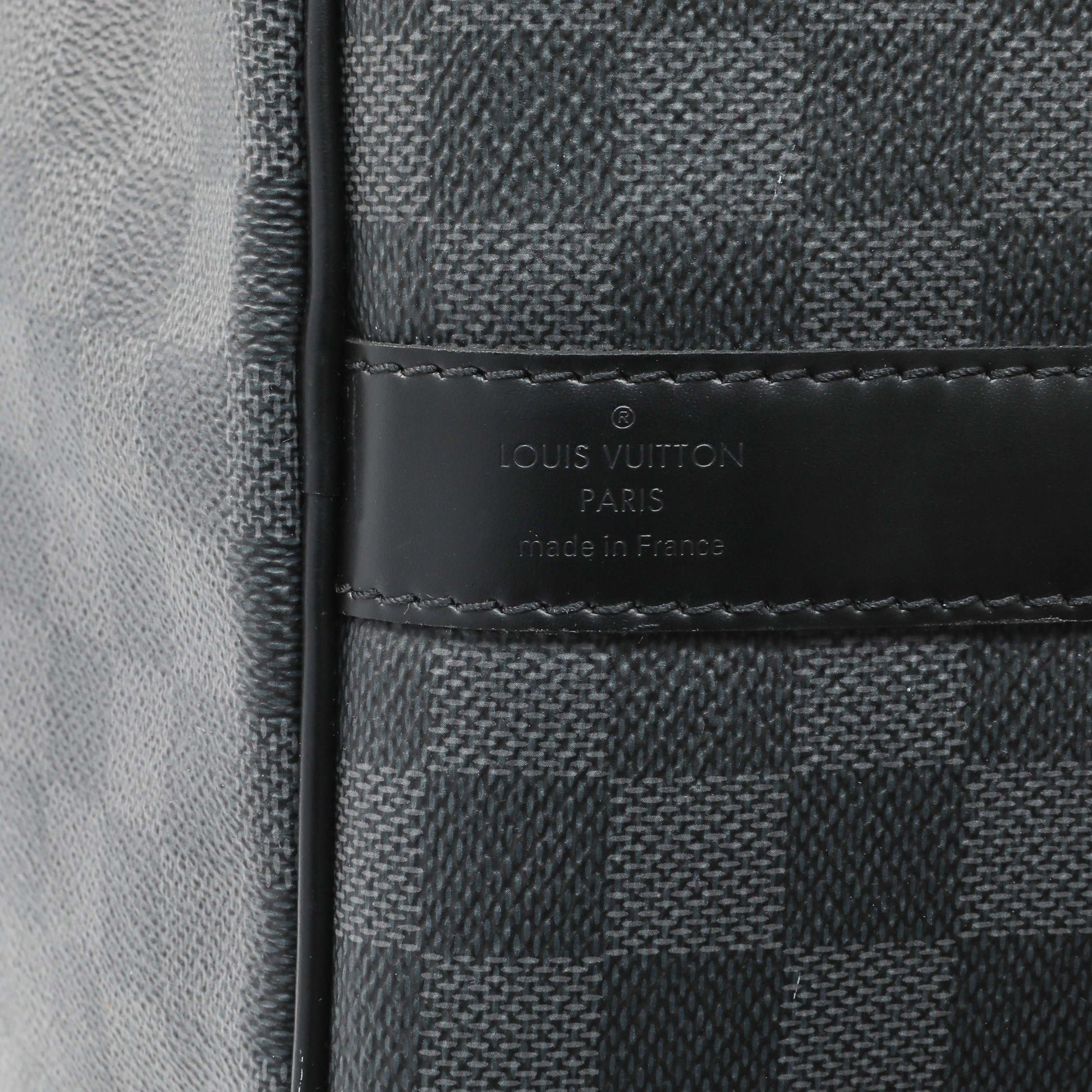 Exclusive Louis Vuitton Damier Graphite Keepall Bandouliere 55 — Alternate View 9