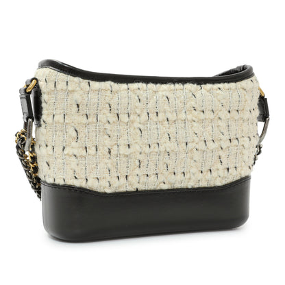 Exclusive Chanel Tweed Calfskin Small Gabrielle Hobo — Side View