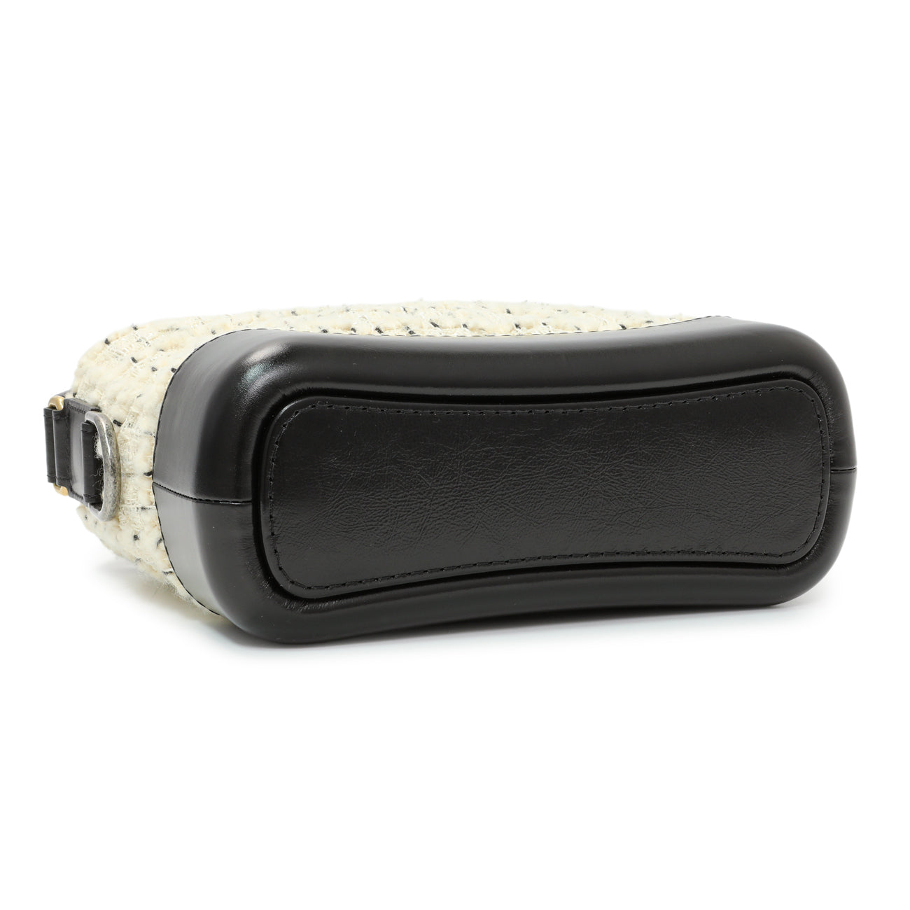 Exclusive Chanel Tweed Calfskin Small Gabrielle Hobo — Back View