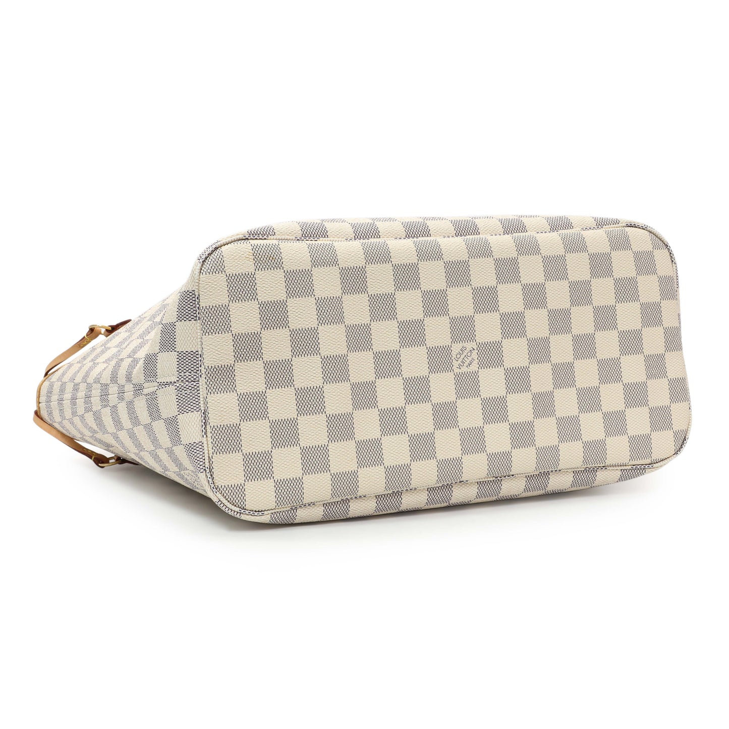 Exclusive Louis Vuitton Damier Azur Neverfull MM — Back View