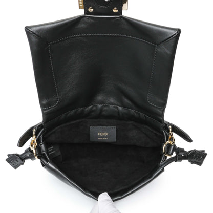 Exclusive Fendi Black Calfskin Mamma Baguette — Top View