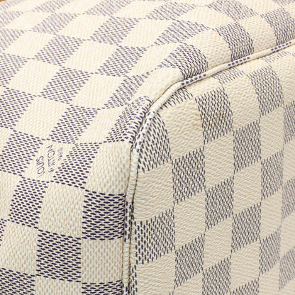 Exclusive Louis Vuitton Damier Azur Neverfull MM — Top View