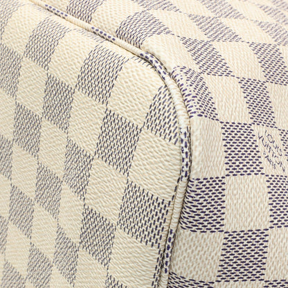 Exclusive Louis Vuitton Damier Azur Neverfull MM — Detail View