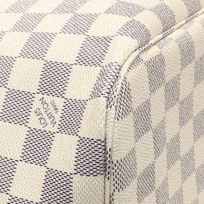 Exclusive Louis Vuitton Damier Azur Neverfull MM — Lifestyle View