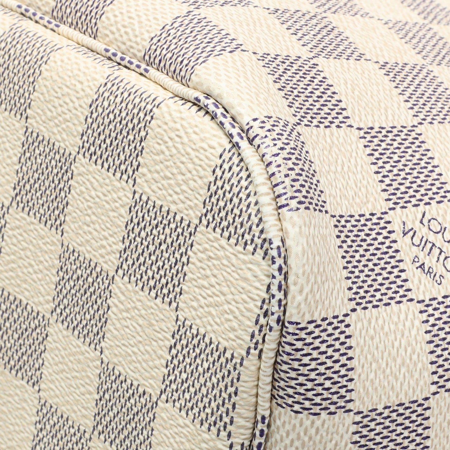 Exclusive Louis Vuitton Damier Azur Neverfull MM — Alternate View 7