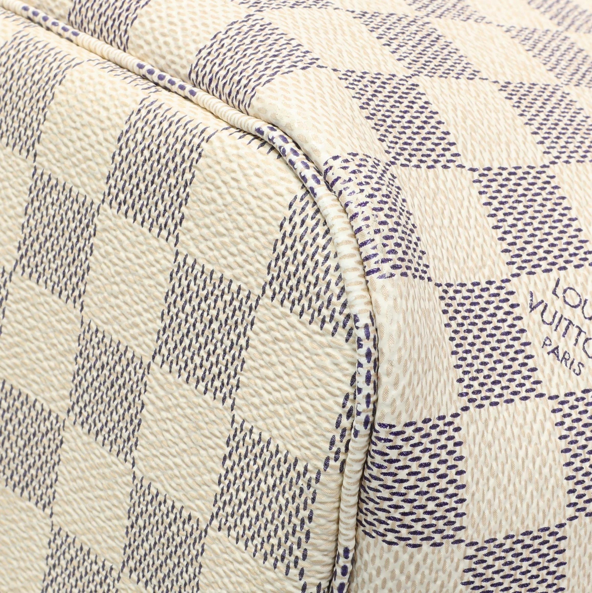 Exclusive Louis Vuitton Damier Azur Neverfull MM — Alternate View 7