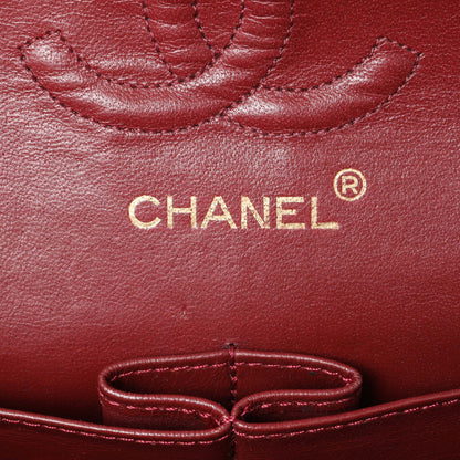 Exclusive Chanel Black Quilted Lambskin Vintage Small Double Flap — Detail View