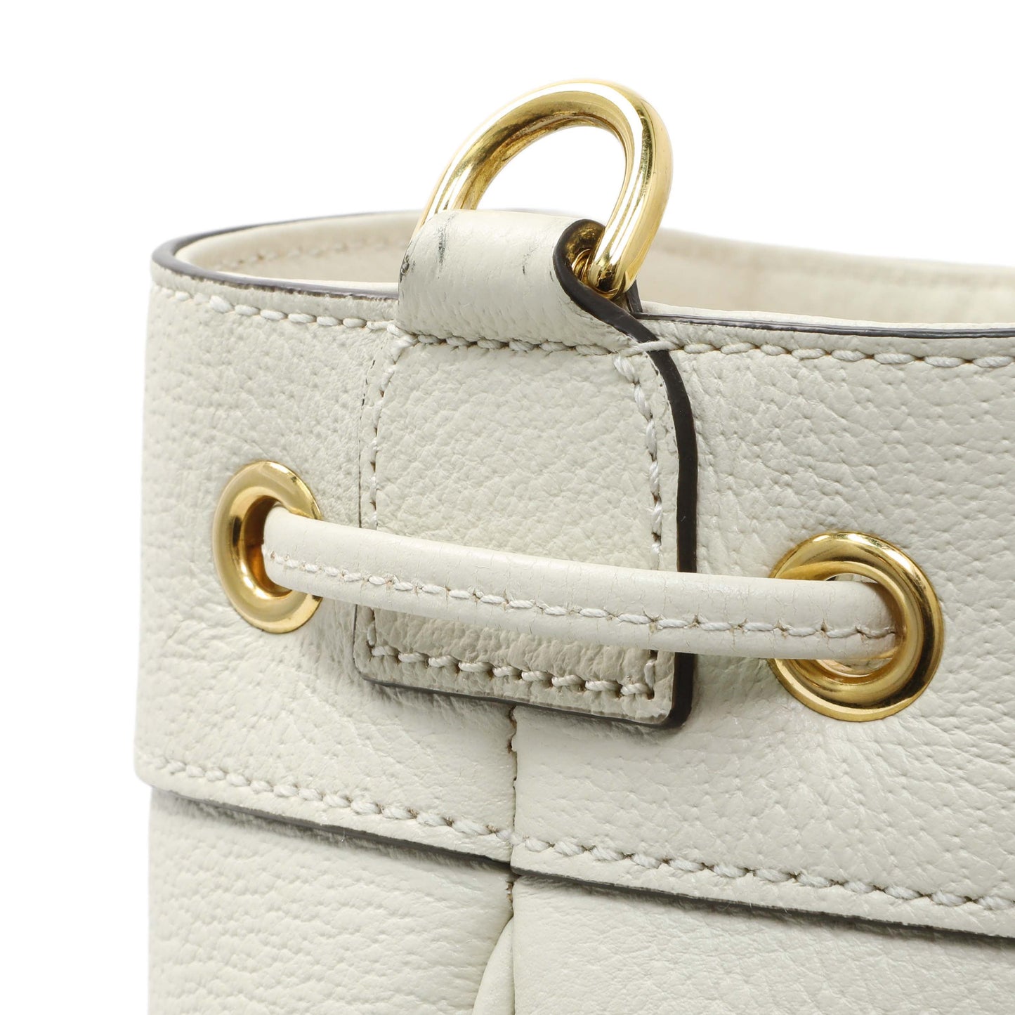 Exclusive Gucci Glazed textured Calfskin Web Small Ophidia Bucket Bag — Alternate View 7