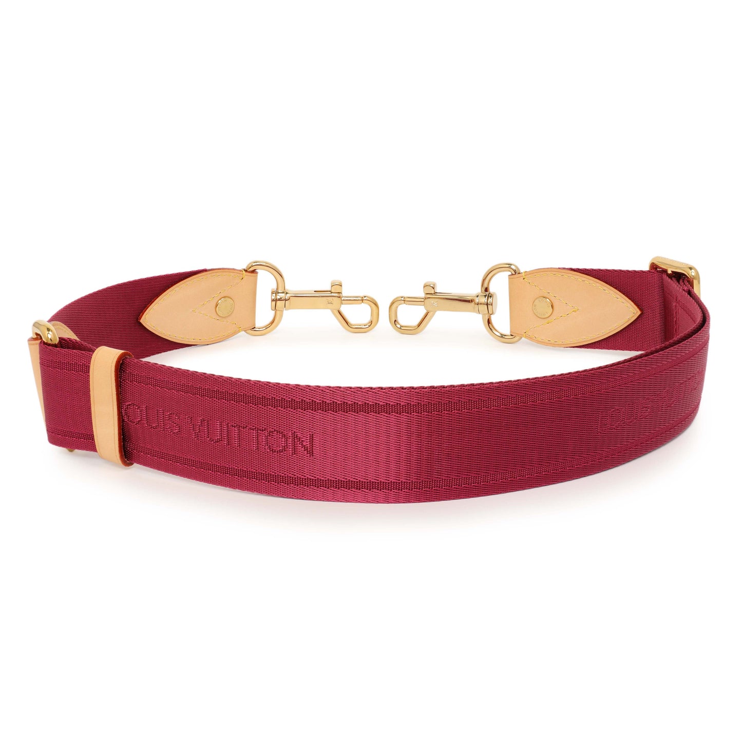 Exclusive Louis Vuitton Rose Nylon Sunshine Shoulder Strap — Side View