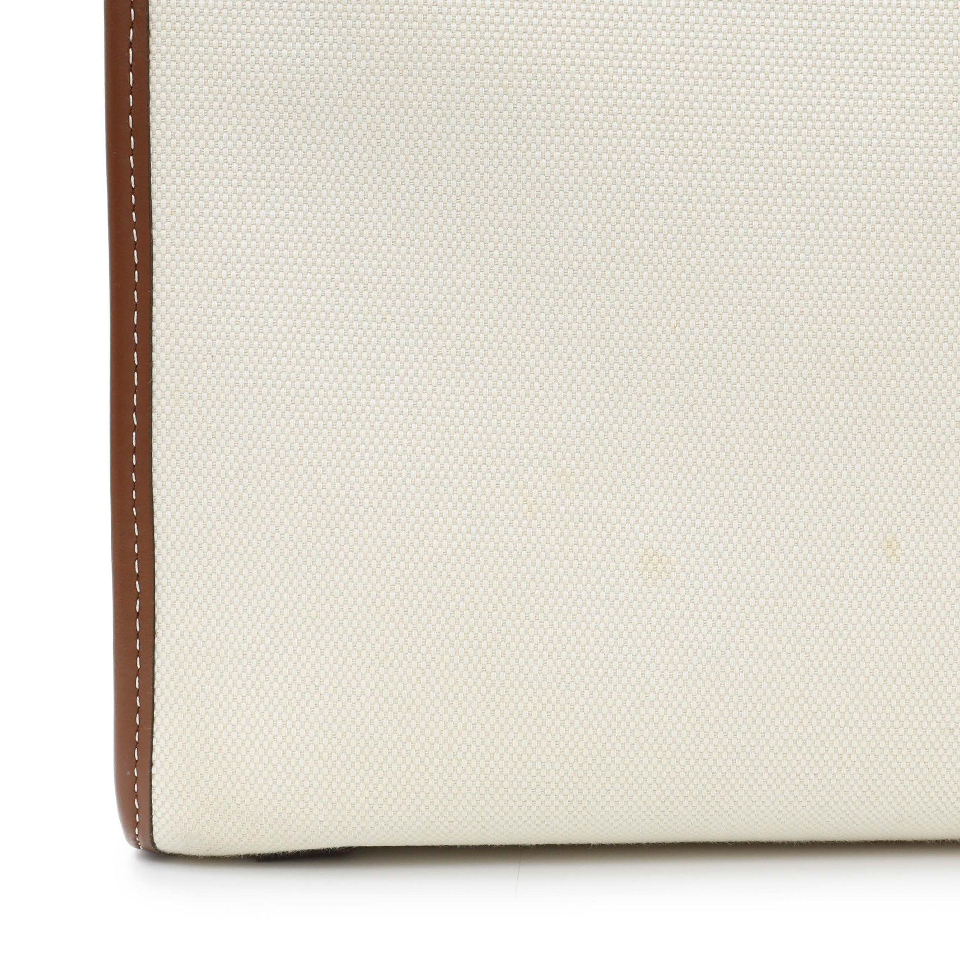 Exclusive Burberry Canvas Smooth Calfskin Freya Tote — Alternate View 13
