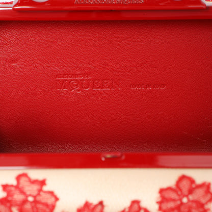 Exclusive Alexander McQueen Lace Rose Knuckle Clutch — Detail View