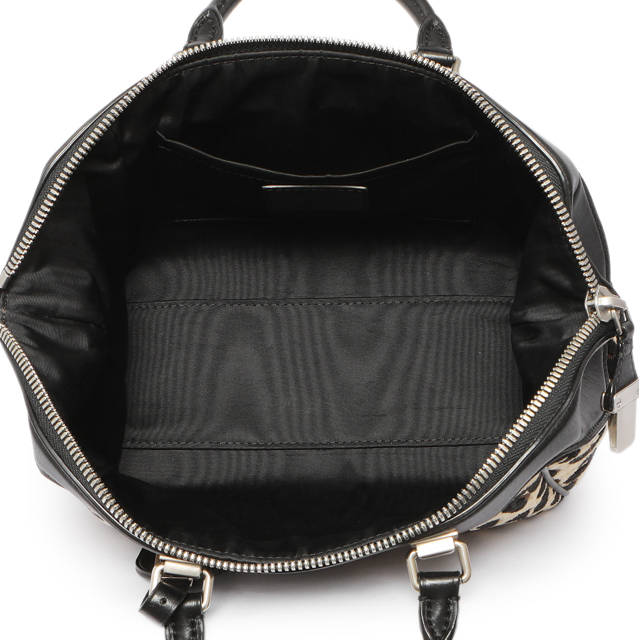 Exclusive Louis Vuitton Jacquard Velvet Leopard Print Stephen Sprouse Baby Bag — Top View