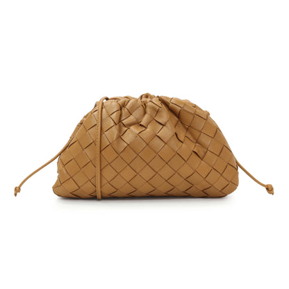 Exclusive Bottega Veneta Carmel Nappa Intrecciato The Mini Pouch — Front View