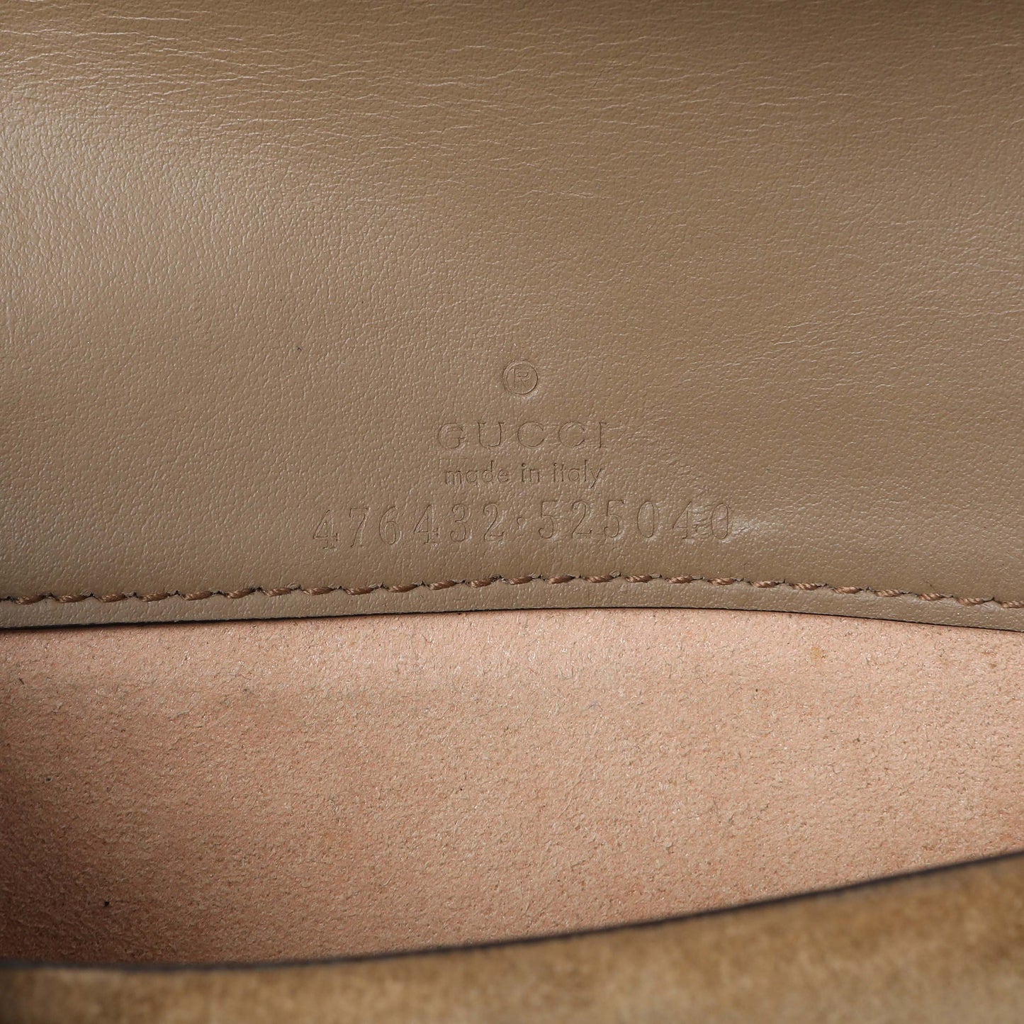 Exclusive Gucci GG Supreme Monogram Super Mini Dionysus — Detail View