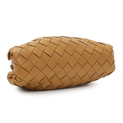 Exclusive Bottega Veneta Carmel Nappa Intrecciato The Mini Pouch — Back View