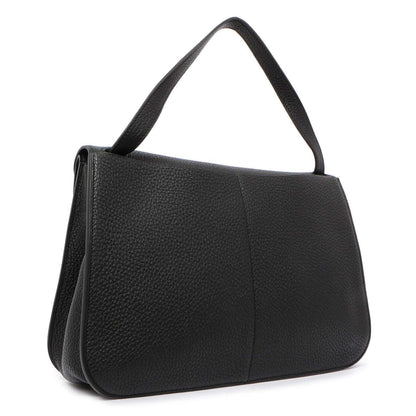 Exclusive Hermes Black Clemence Halzan 31 — Side View
