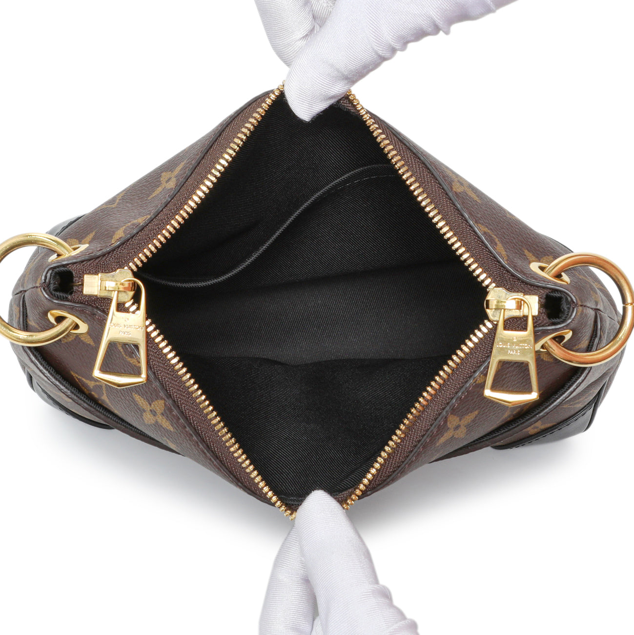 Exclusive Louis Vuitton Monogram Odeon PM Black — Alternate View 8