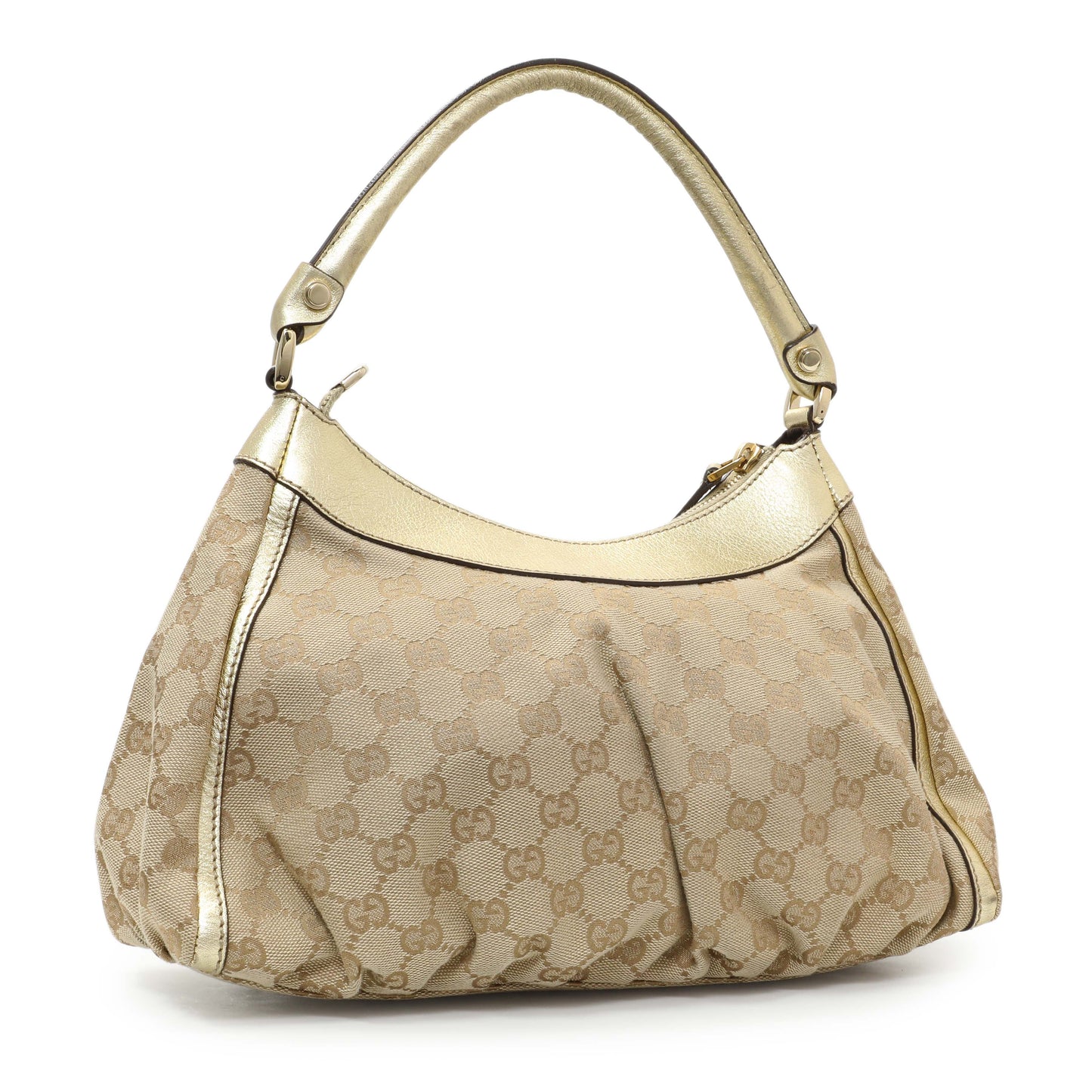 Exclusive Gucci Monogram Canvas Abbey D Ring Bag Small — Side View