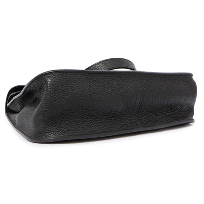 Exclusive Hermes Black Clemence Halzan 31 — Back View