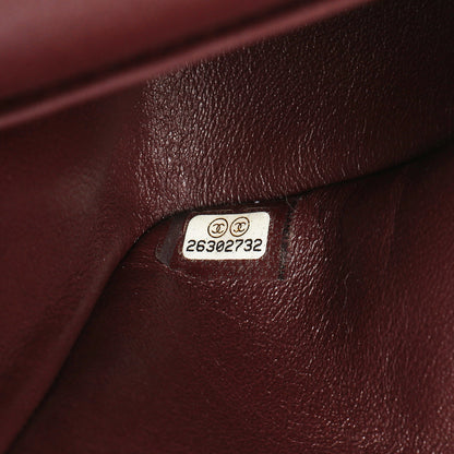 Exclusive Chanel Black Quilted Caviar Medium Classic Double Flap — Alternate View 7
