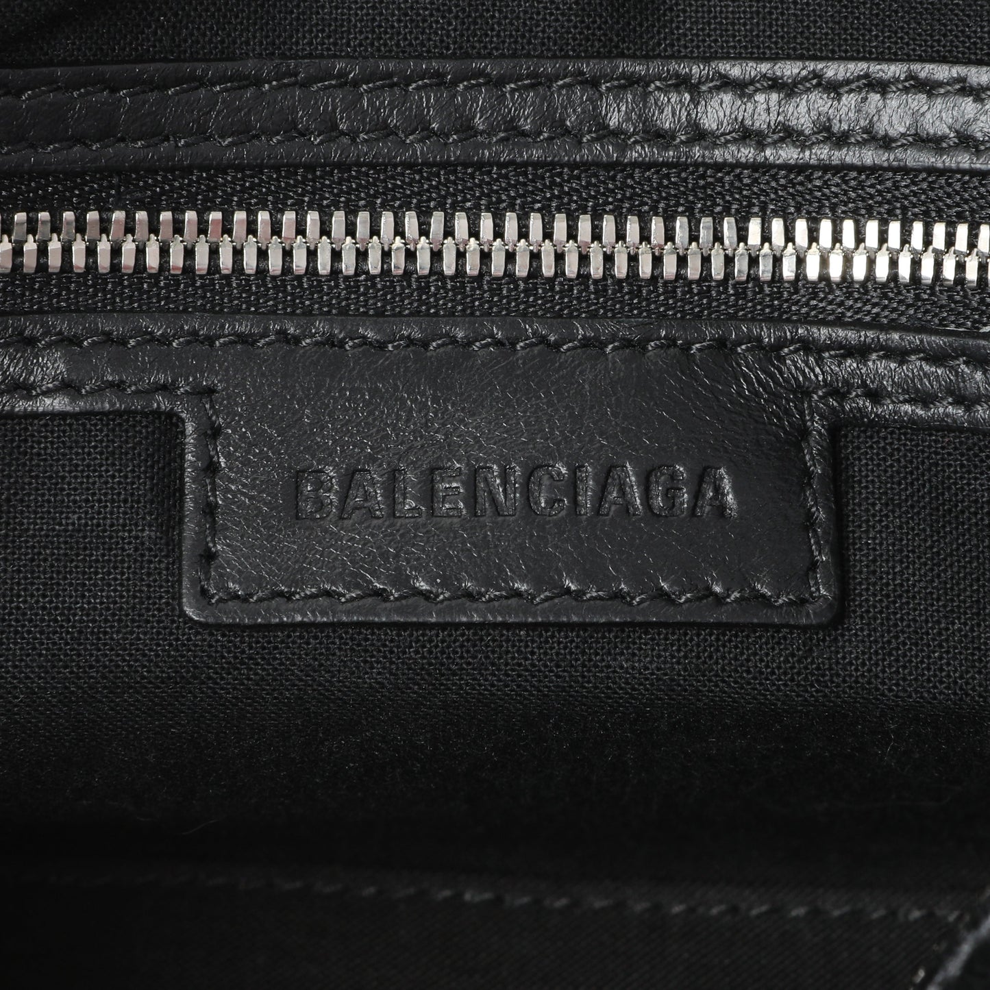 Exclusive Balenciaga Black Agneau Arena Neo Cagole Mini — Lifestyle View