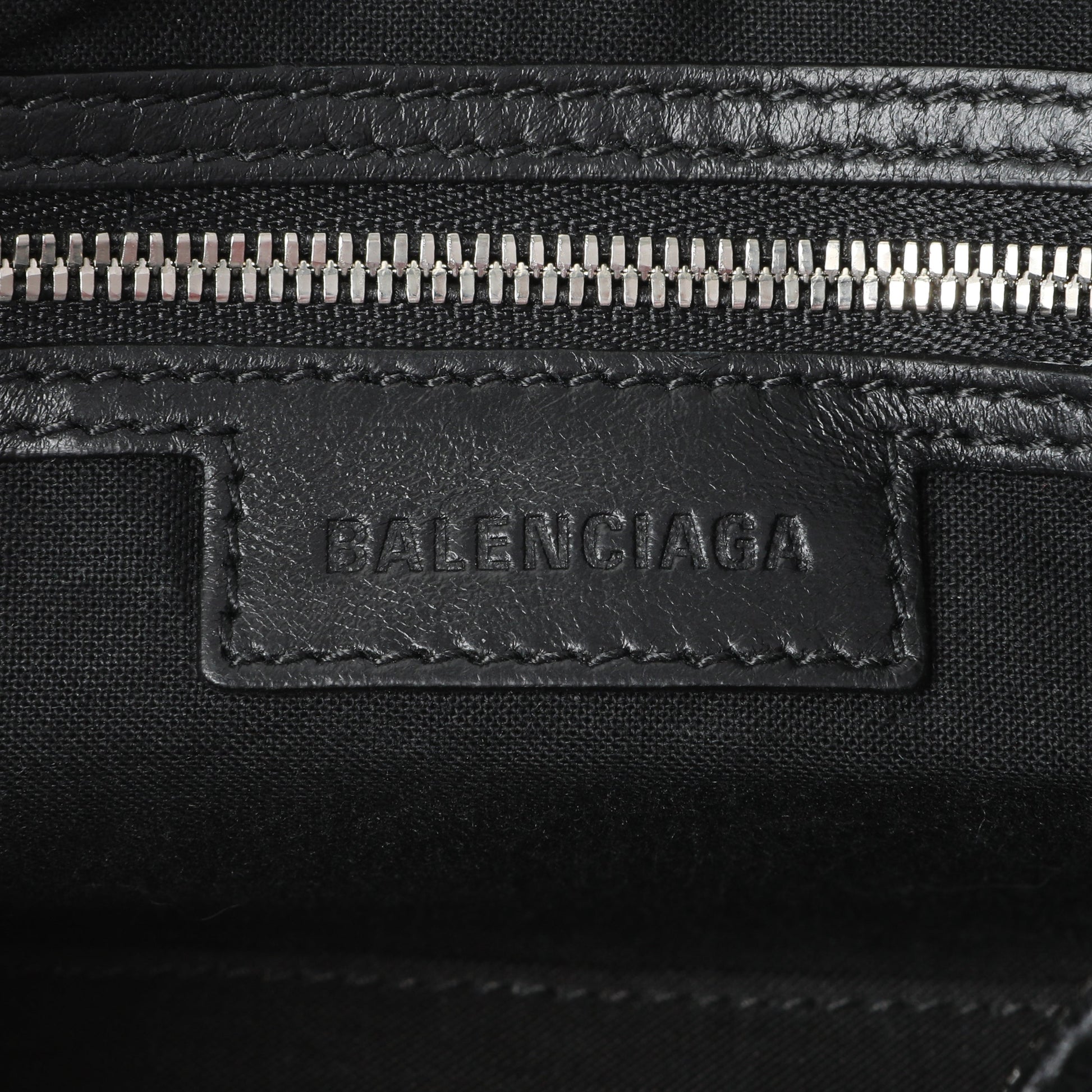 Exclusive Balenciaga Black Agneau Arena Neo Cagole Mini — Lifestyle View