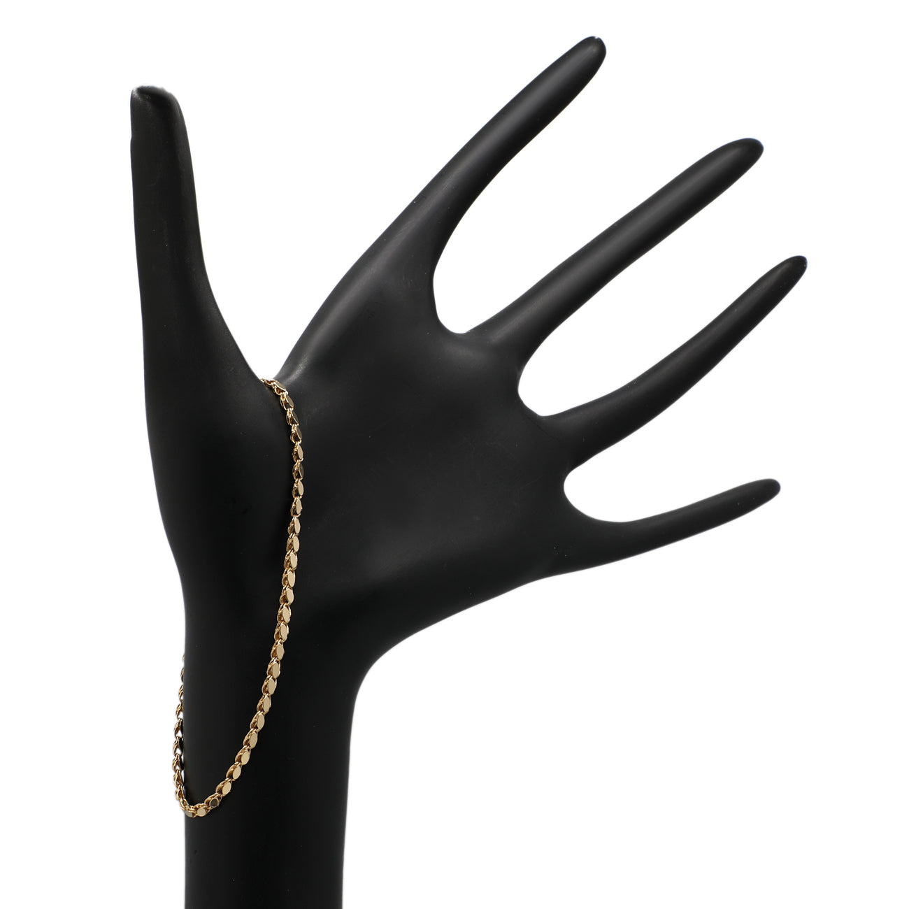 Exclusive 18K Yellow Gold Bracelet — Back View