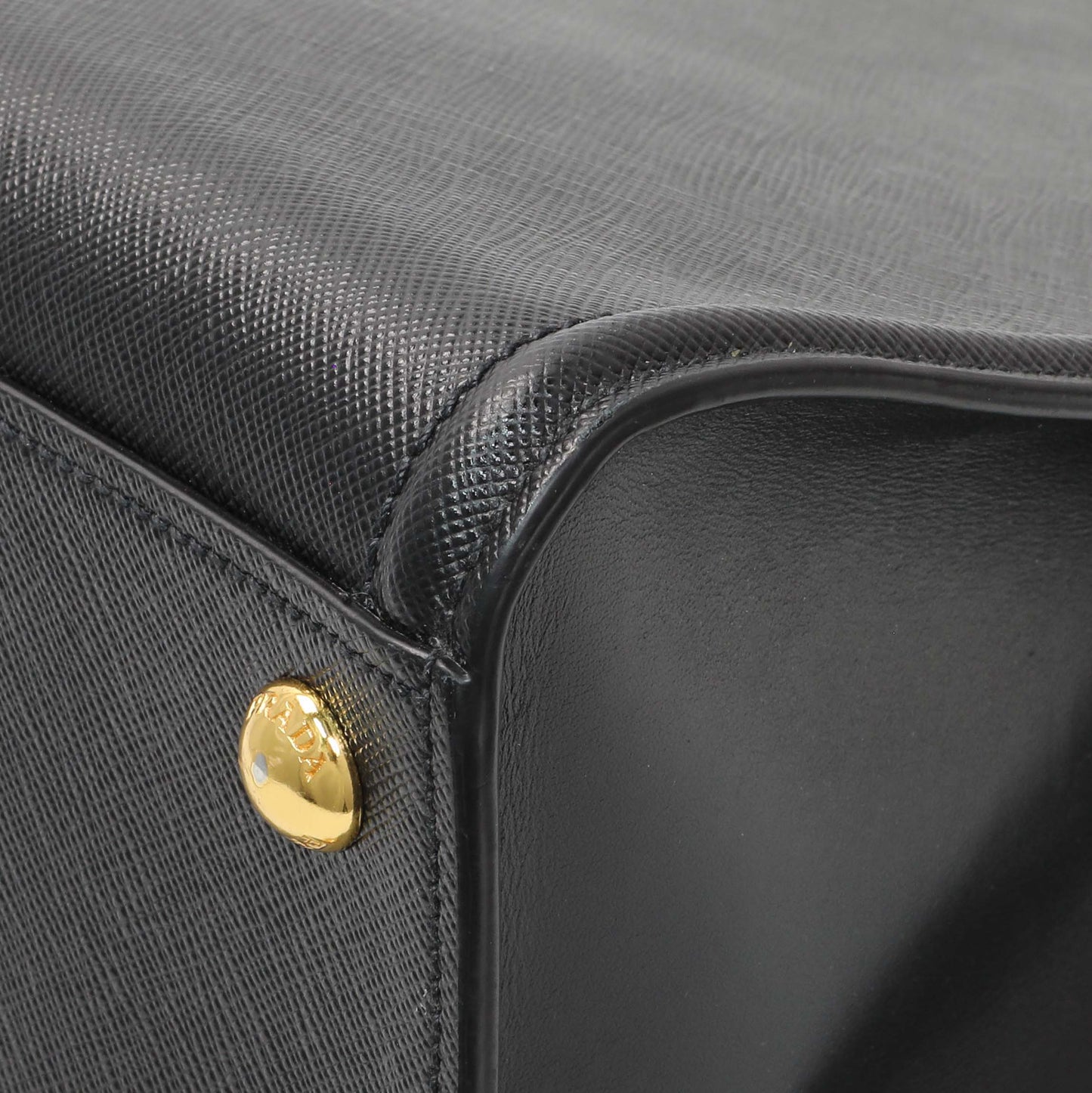 Exclusive Prada Black Saffiano Soft Calfskin Tote — Alternate View 7
