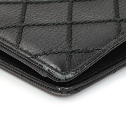 Exclusive Chanel Black Calfskin Wild Stitch Wallet — Alternate View 11