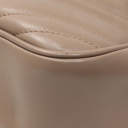 Exclusive Gucci Porcelain Rose Calfskin Matelasse Small GG Marmont Chain Shoulder Bag — Alternate View 7