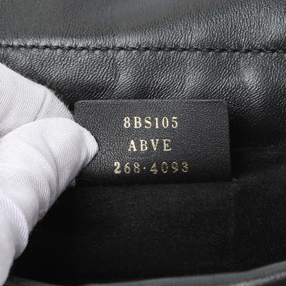 Exclusive Fendi Black Calfskin Mamma Baguette — Lifestyle View
