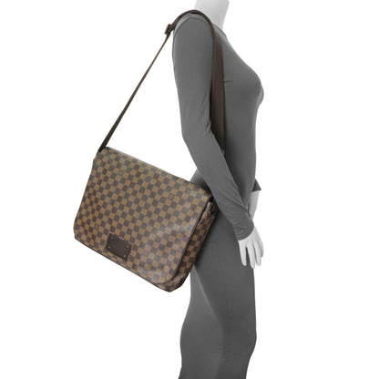 Exclusive Louis Vuttion Damier Ebene Brooklyn GM — Alternate View 14