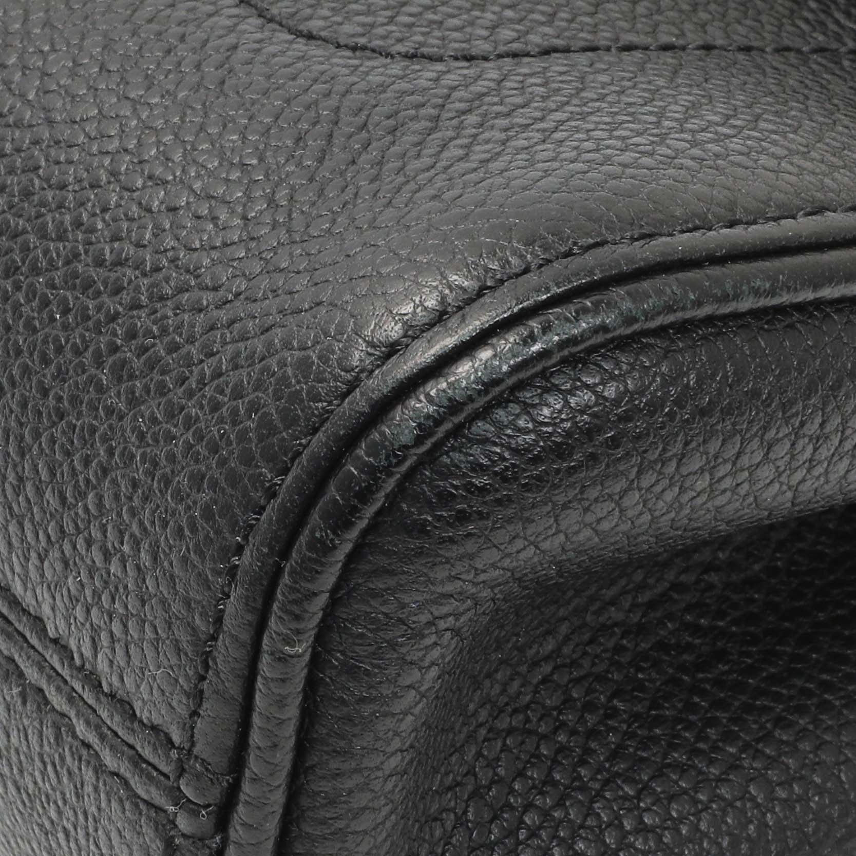 Exclusive Louis Vuitton Black Empreinte Saint Germain PM — Detail View