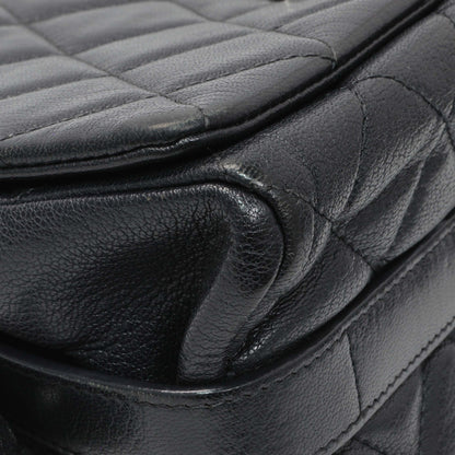 Exclusive Chanel Black Calfskin Mumbai Flap Bag — Top View
