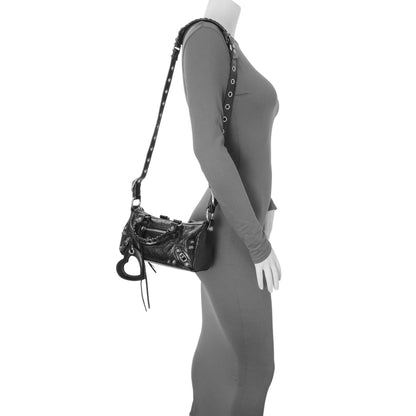 Exclusive Balenciaga Black Agneau Arena Neo Cagole Mini — Alternate View 8