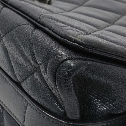 Exclusive Chanel Black Calfskin Mumbai Flap Bag — Detail View