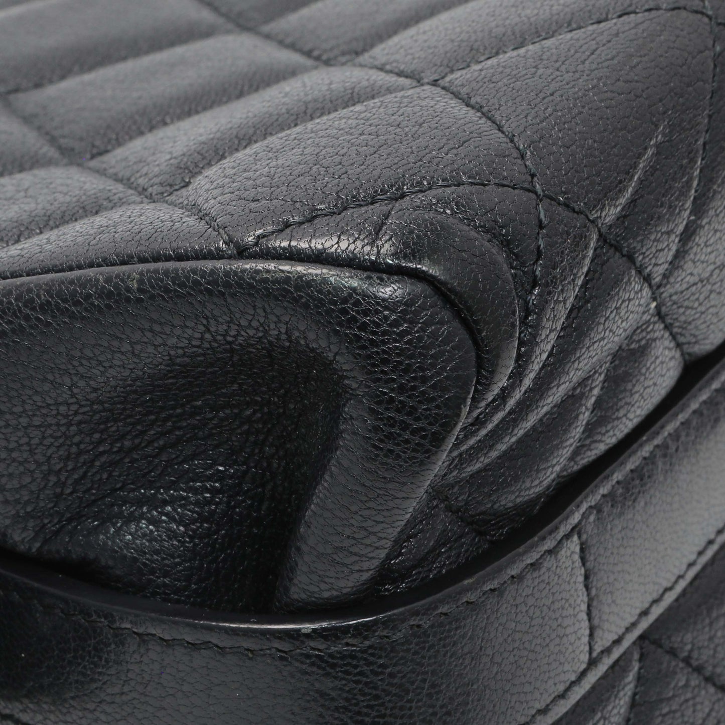 Exclusive Chanel Black Calfskin Mumbai Flap Bag — Lifestyle View