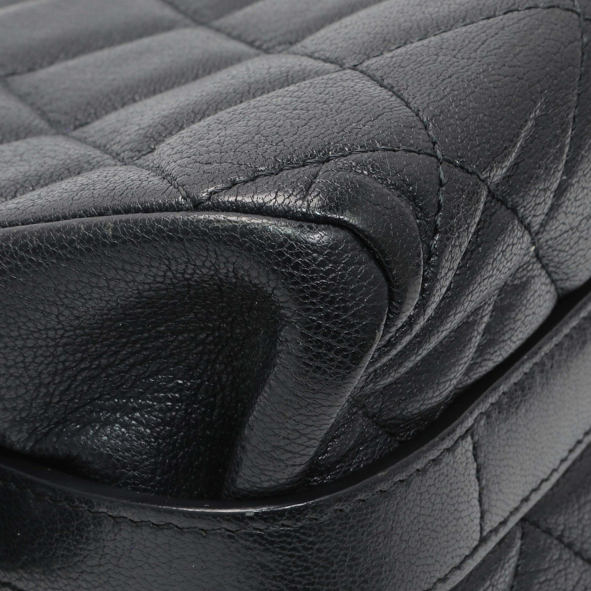 Exclusive Chanel Black Calfskin Mumbai Flap Bag — Lifestyle View