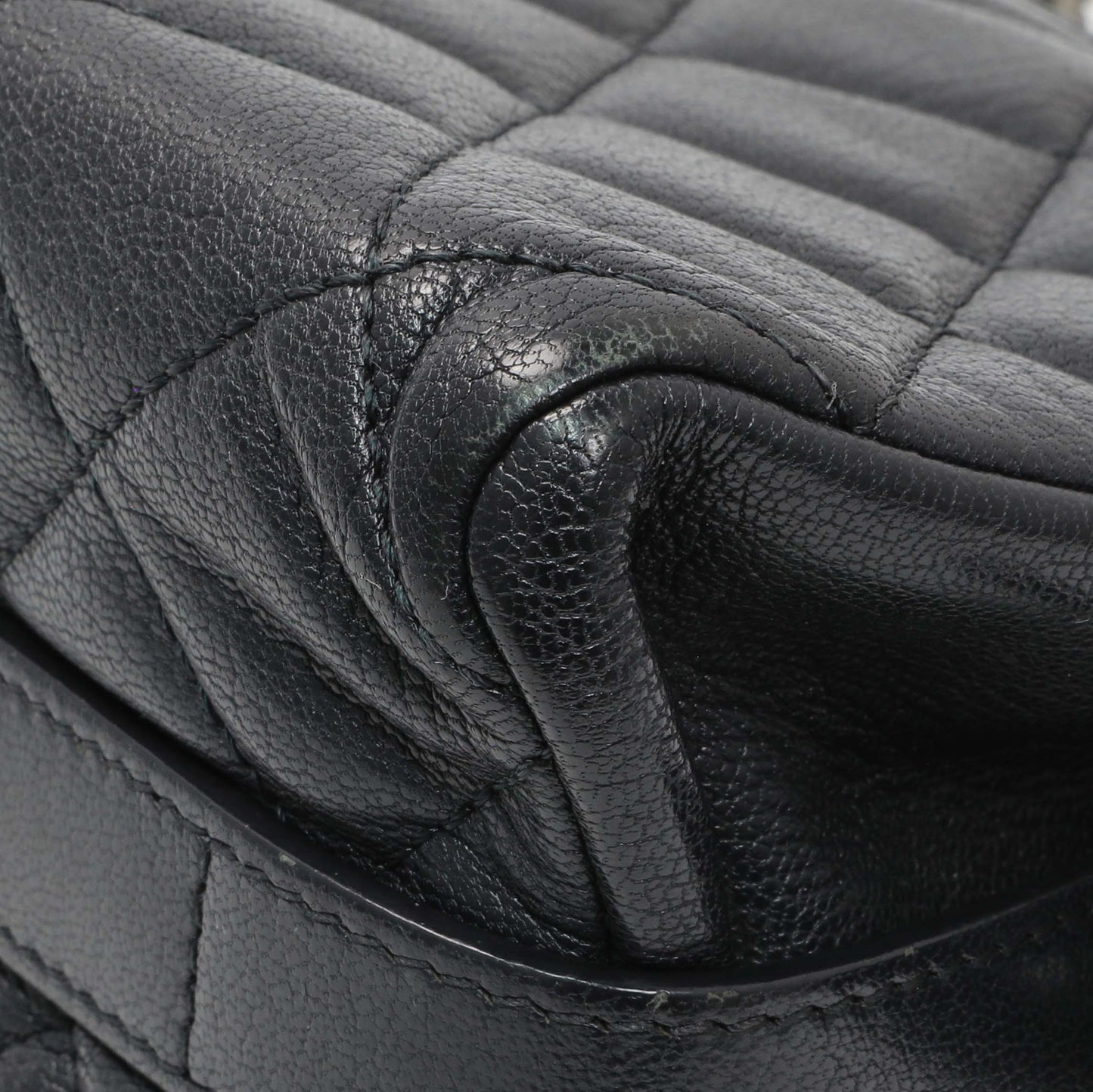 Exclusive Chanel Black Calfskin Mumbai Flap Bag — Alternate View 7