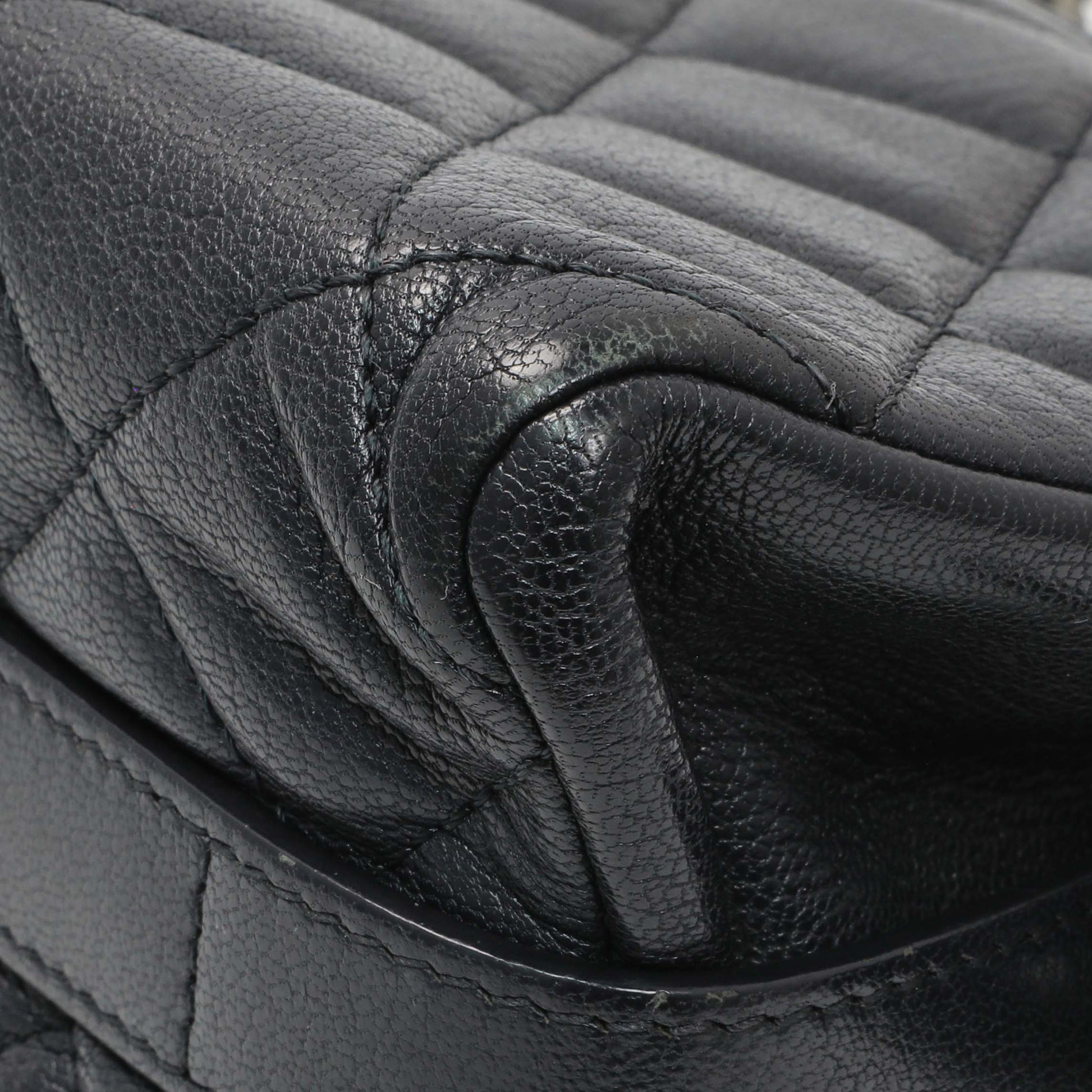 Exclusive Chanel Black Calfskin Mumbai Flap Bag — Alternate View 7