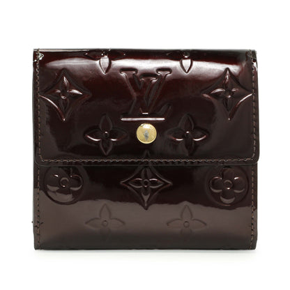 Exclusive Louis Vuitton Amarante Vernis Elise Wallet — Front View