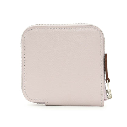 Exclusive Hermes Light Pink Epsom Silk'in Coin Purse — Side View