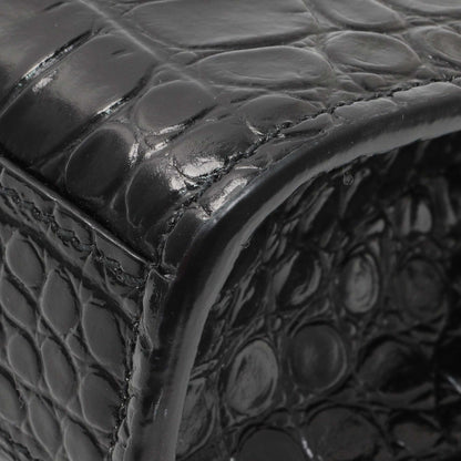 Exclusive Saint Laurent Calfskin Crocodile Embossed Small Classic Monogram Kate Satchel — Alternate View 7