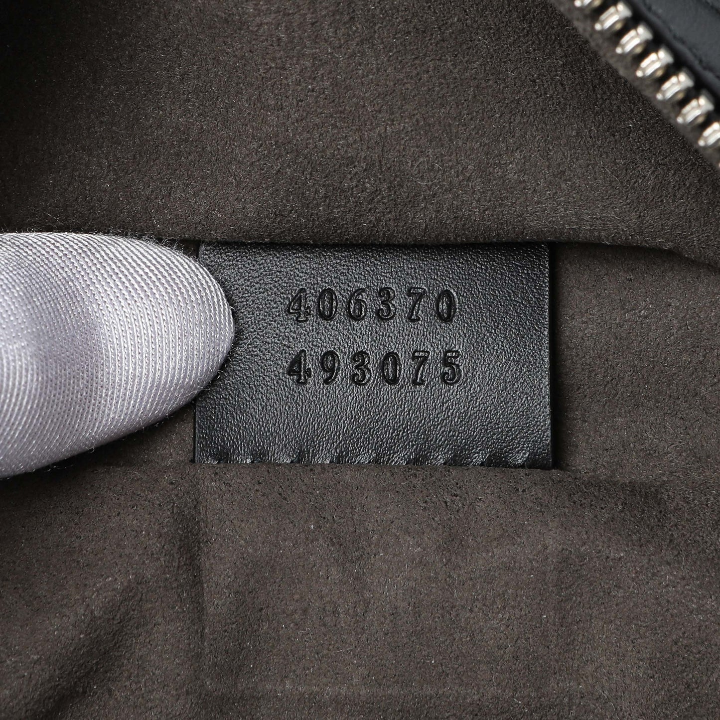 Exclusive Gucci Black Guccissima Signature Day Backpack — Alternate View 10